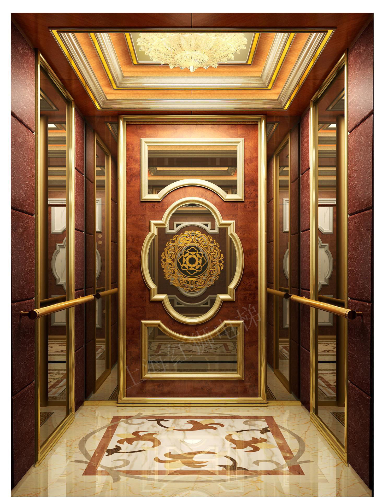 Elevator car of home villa